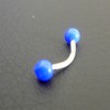 Piercing arcade bleu
