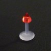 Piercing arcade rouge
