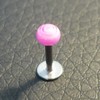 Piercing labret rose