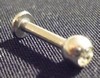 Piercing labret  acier chirurgical
