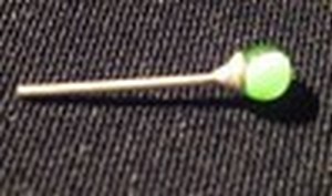 Piercing Nez argent Vert